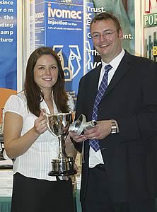 Sarah Atkin and MD Richard Smith from  ERFS with the Ultra-Sound Scanner. 