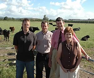 Charles, Richard, John and Rachel Geldard