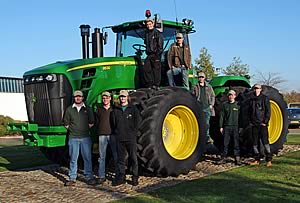 John Deere Parts Tech apprentices at Langar