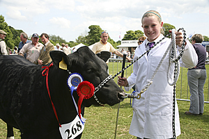 Calf handling class