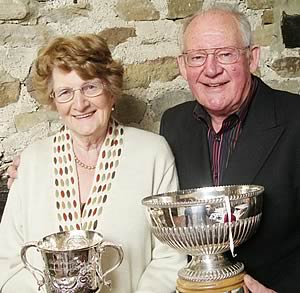 Wensleydale Longwool Sheep Breeders' Association trophies