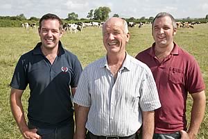 Jack, Barry and Sam Coombes