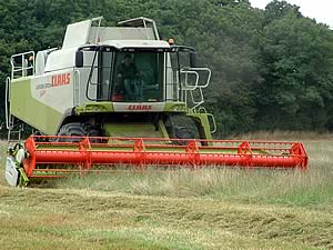 Herbage seed harvesting