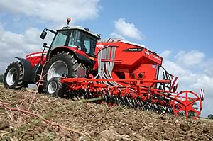 Kuhn Megant tine coulter pneumatic seed drill