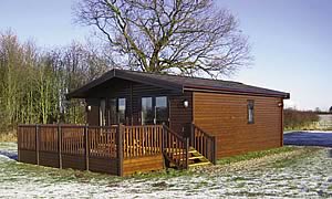 A two bedroom Nordic Pinelodge