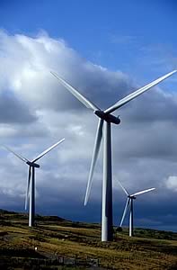 wind turbines
