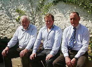Michael Walton, Matthew Frater and Nick Hargreaves