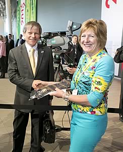 Gaina Morgan and Dacian Ciolos