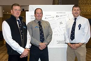 Anthony Crozier, Thomas Harrison and Chris Chomse