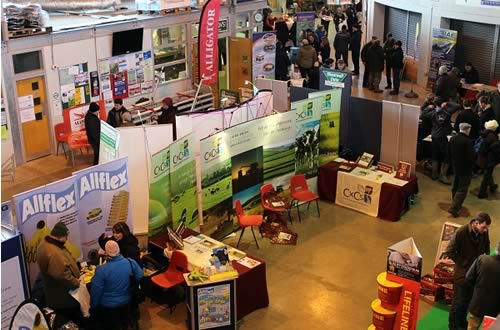 Trade Stands and Breed Societies filled the Concourse at Bakewell Market