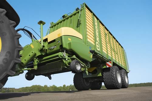 Krone's new articulated drawbar control system for headland turns is a boon for operators.