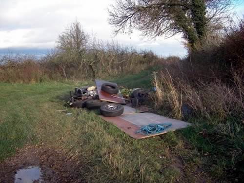 Illegal waste tipping